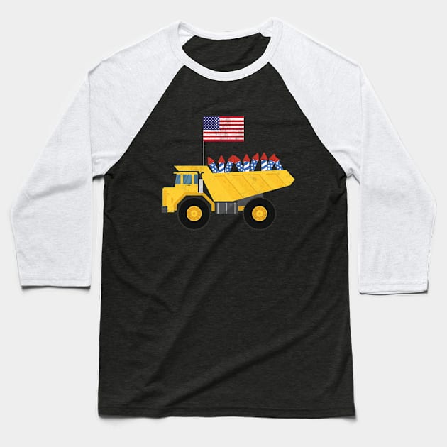 4th of july patriotic Baseball T-Shirt by othmane4